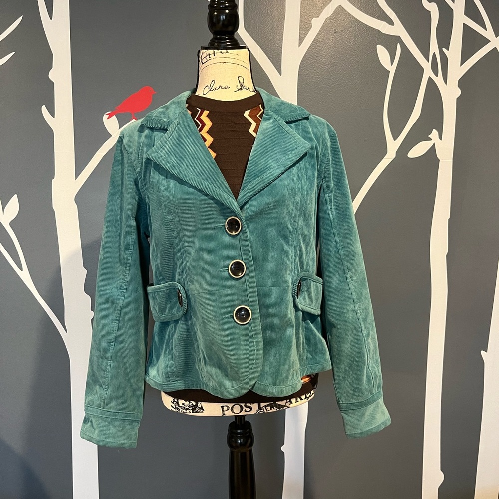 Live A Little Cropped Corduroy Jacket FREE Shipping